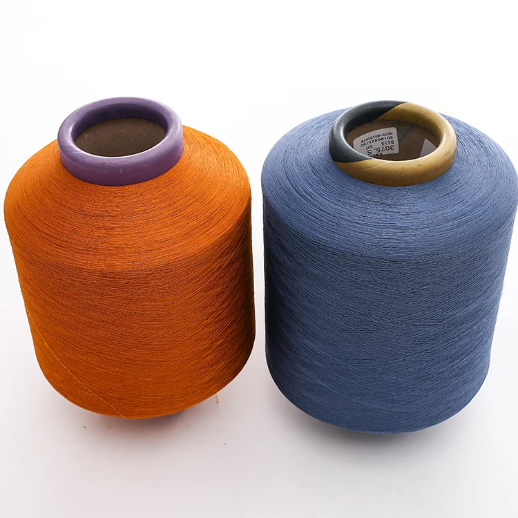 40150  polyester covered spandex yarn for socks spandex covered yarn dyed yarns sewing knitting high tenacity twisted 40/150