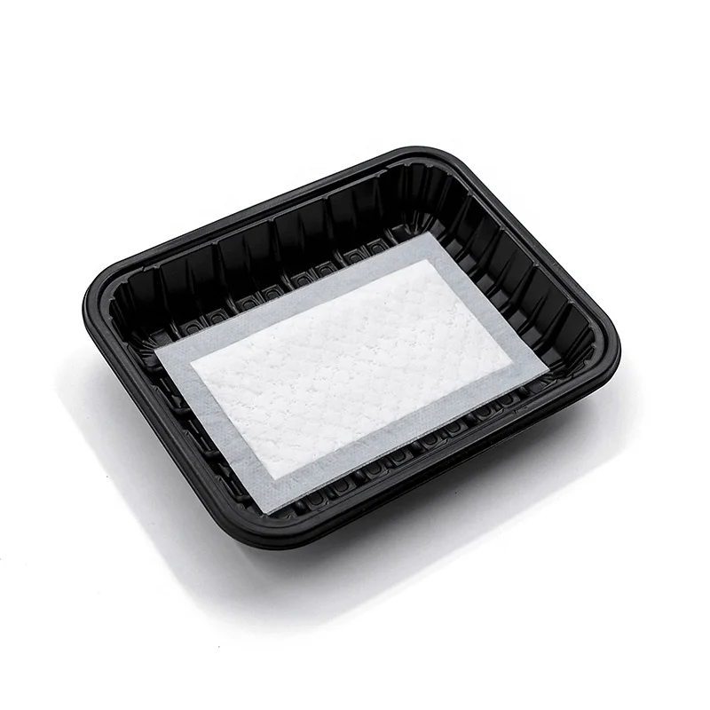 Demi Eco-Friendly High Absorbency Water Meat Blood Absorbing Pads absorbent pad for fish food grade  meat pads