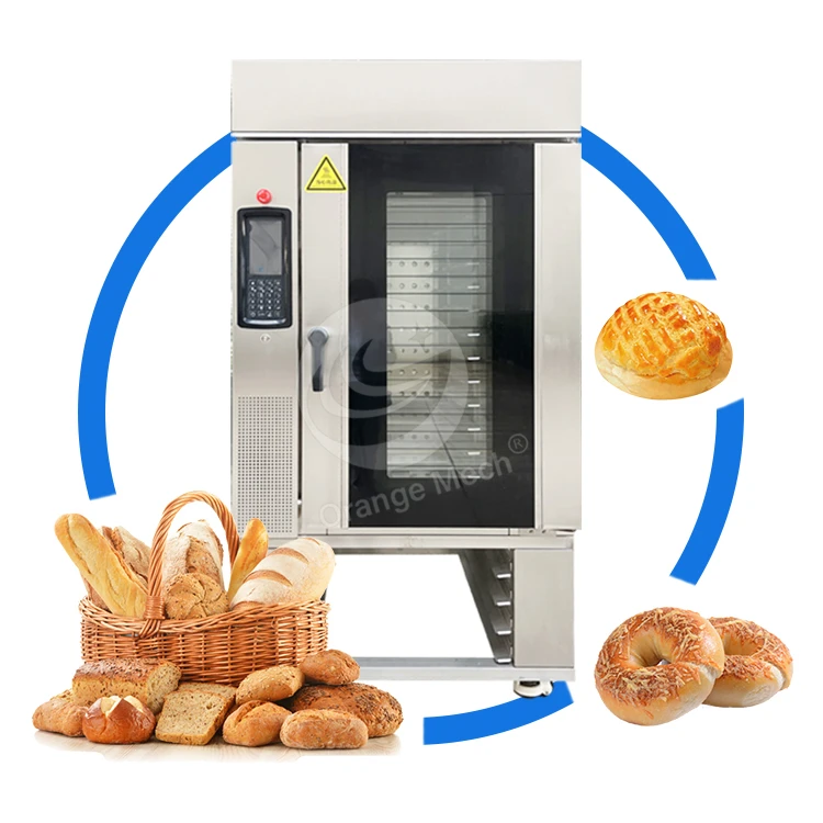 ORME Industrial Steam 95l 6 Layers 4 Deck Gas Infrared Convection Oven Horno Rotativo De Conveccion