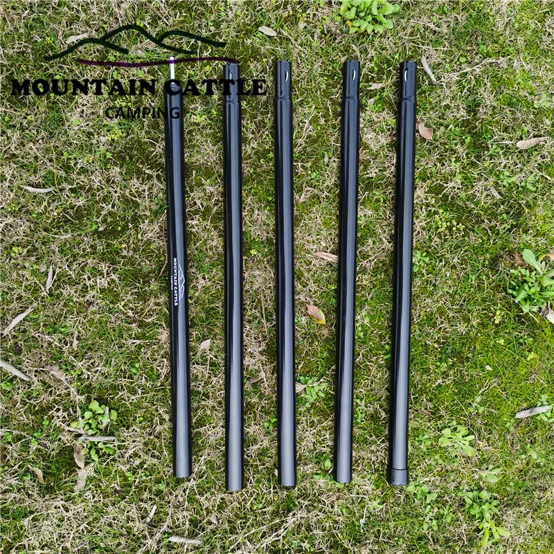 
Outdoor Diameter 25mm Camping Tarp Pole Black Iron Power coated rod Sun Shelter Support 