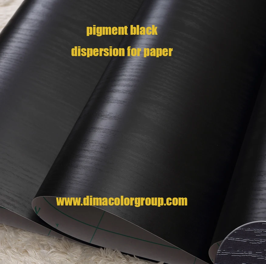 WATER-BASE PIGMENT DISPERSION PREPARATION PASTE BLACK 2007H (PBl7) / COLANYL BLACK N131 TEXTILE PRINTING COATING PAPER WOOD  DYE