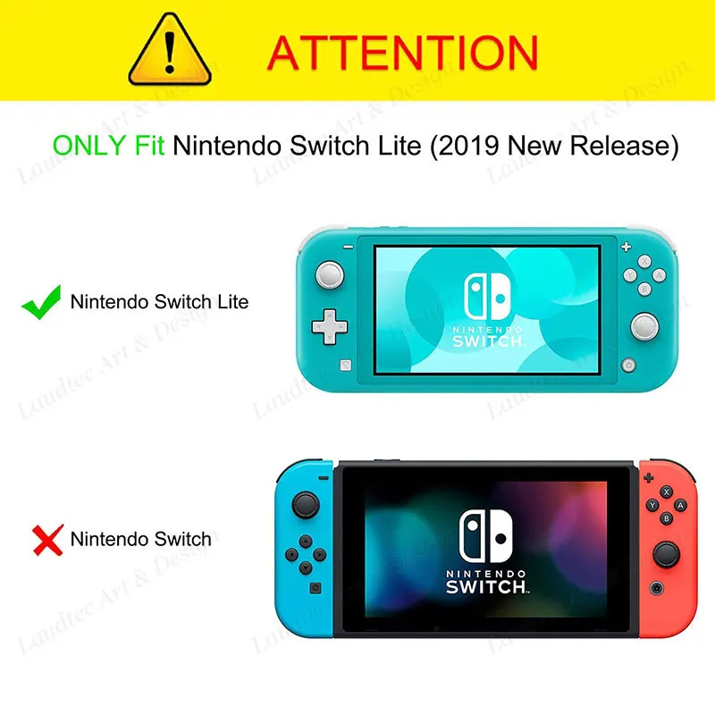 Laudtec EVA06 Eva Iphone Console Carry Cute Hard Shell Custom Casing Lite Game Card Grip Cover Clear Case For Nintendo Switch