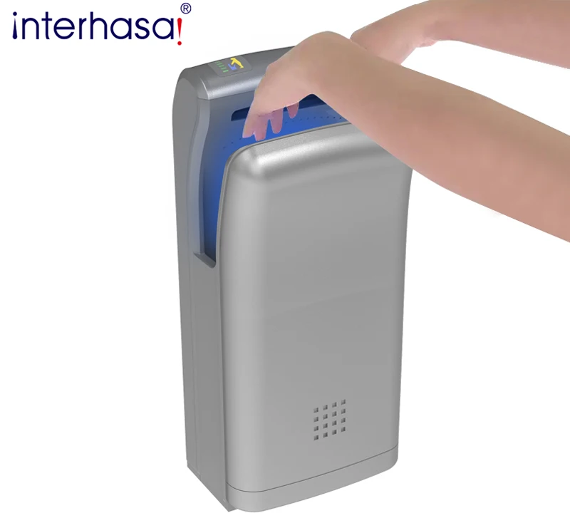 Toilet Wall Mounted Secador de manos 1800w high speed seche mains handdroger pengering tangan Automatic jet air hand dryer