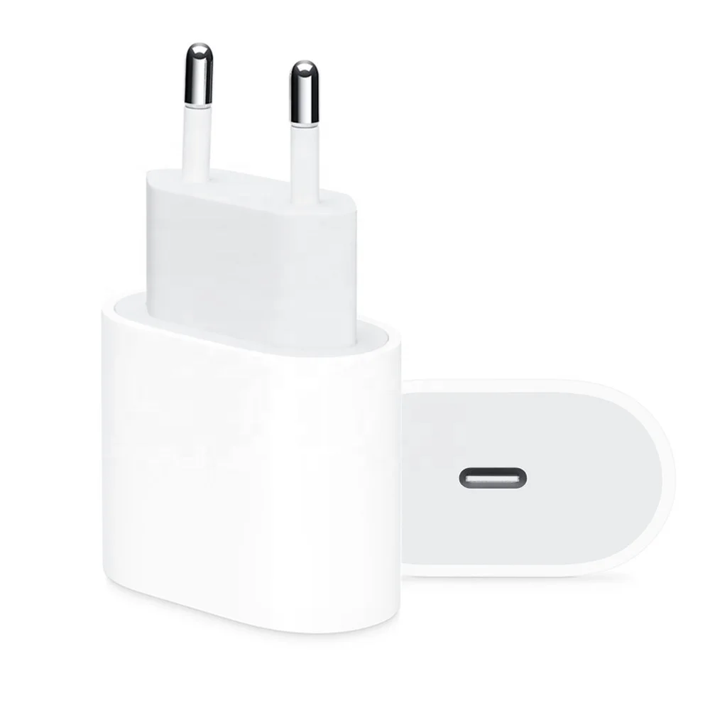 
Wholesale US/EU plug PD 20W Wall Mobile Phone Charger Charging Fast Usb-C Portable Charger For Apple/iphone 11 12 Cable Charger 