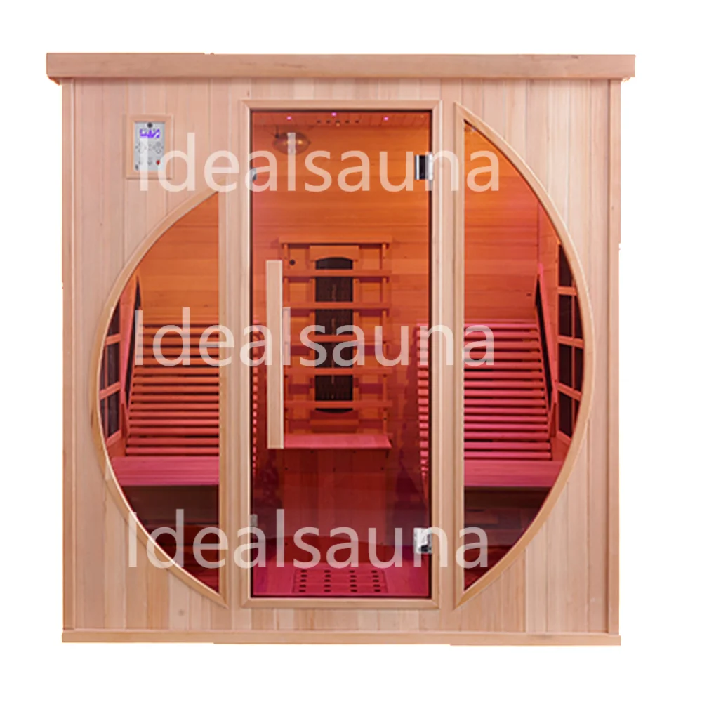 Infrared SPA Capsule Ozone Disinfection Light Therapy Steam Sauna Machines with Bluetooth Music