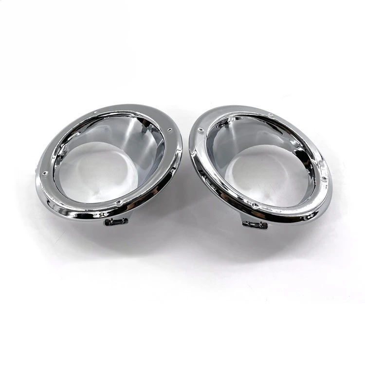 Chrome front bumper original install posittion fog light cover replacement for Nissan Patrol Y61