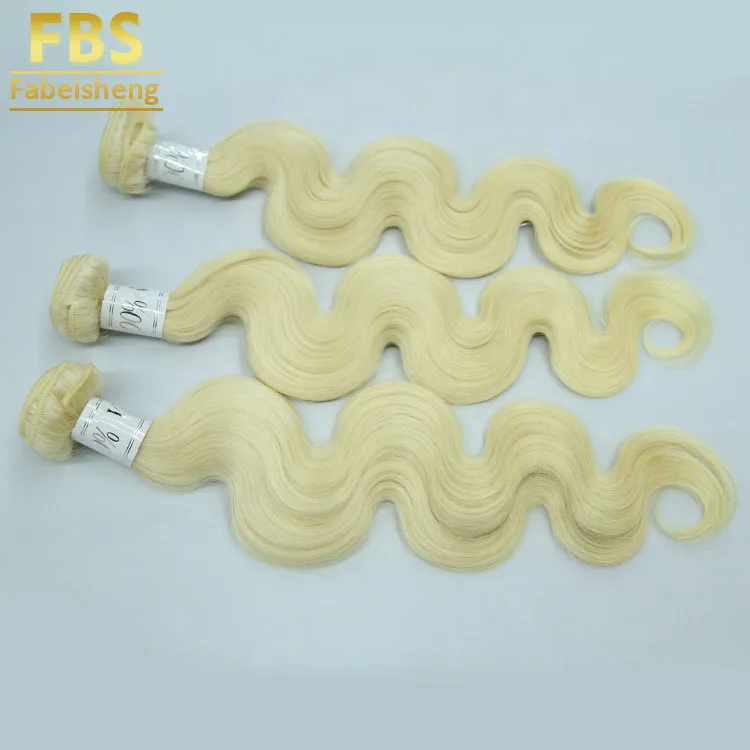 FBS High Quality Hair Human Hair 100% Unprocessed Brazilian Blonde 613 Virgin Hair Wig