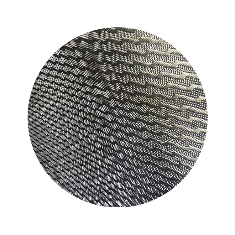 Special Weave Colored Jacquard Carbon Kevlar Aramid Hybrid Fabric