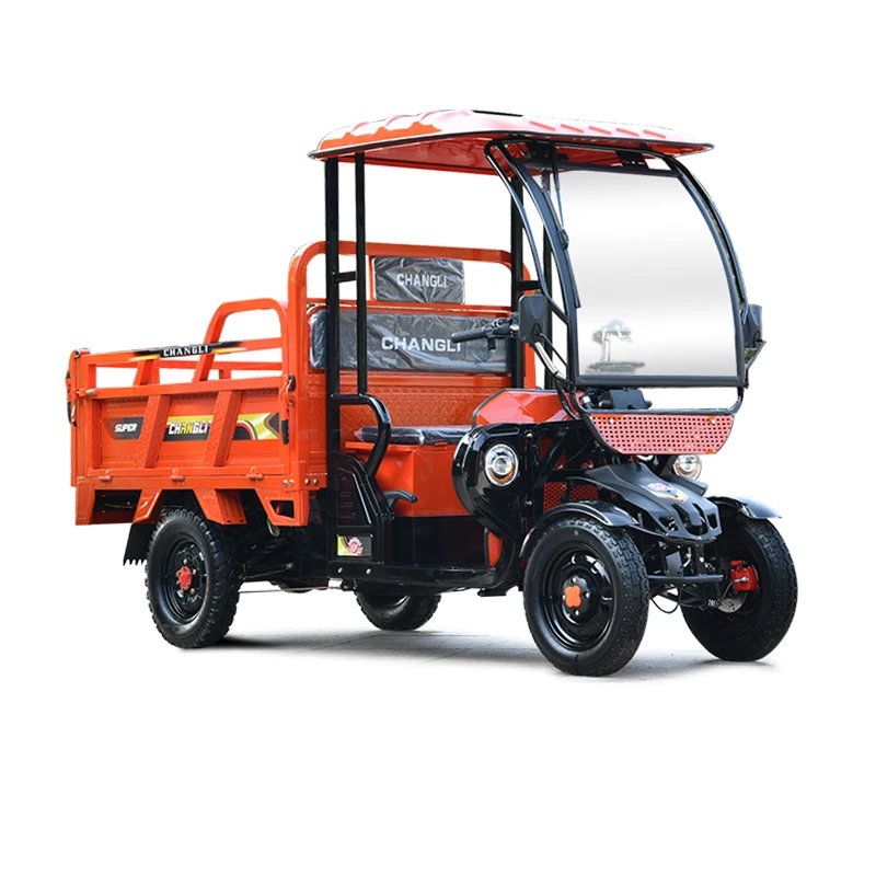 Changli brand electric tricycle four-wheel motorcycle carrying agricultural vehicles