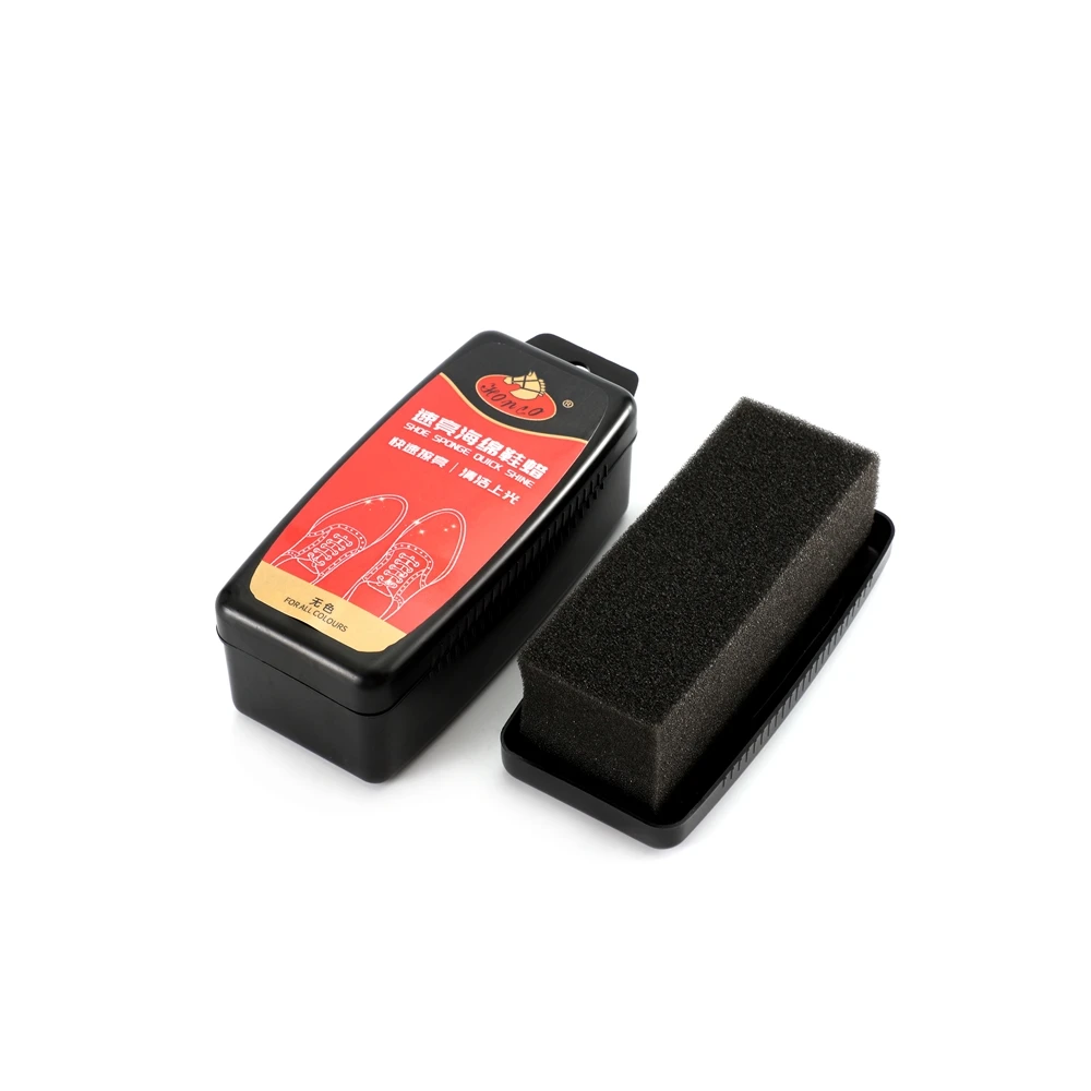 Plastic Applicator Cleaning Shine Sponge Shoe Polish Wax made in China