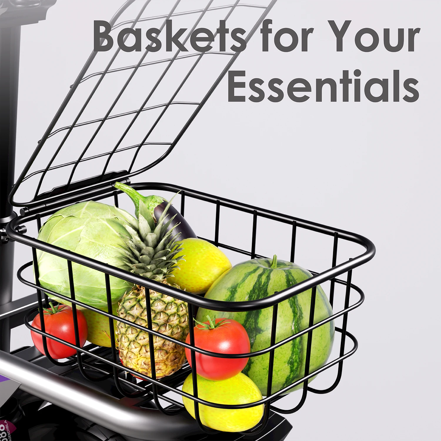 HEZZO T3PRO  Electric scooters 20Mph Foldable E-scooter 500w  48V 15ah 14inch Tire With Basket moped escooter ebike EU US Stock