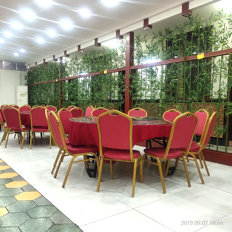 Wholesale cheap hotel Furniture metal frame steel stacking hall banquet Party Chair wedding outdoor party banquet chairs