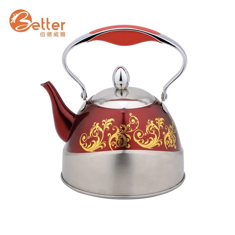 The Best Selling Product Double Walled Colored 304 Stainless Steel Teapots