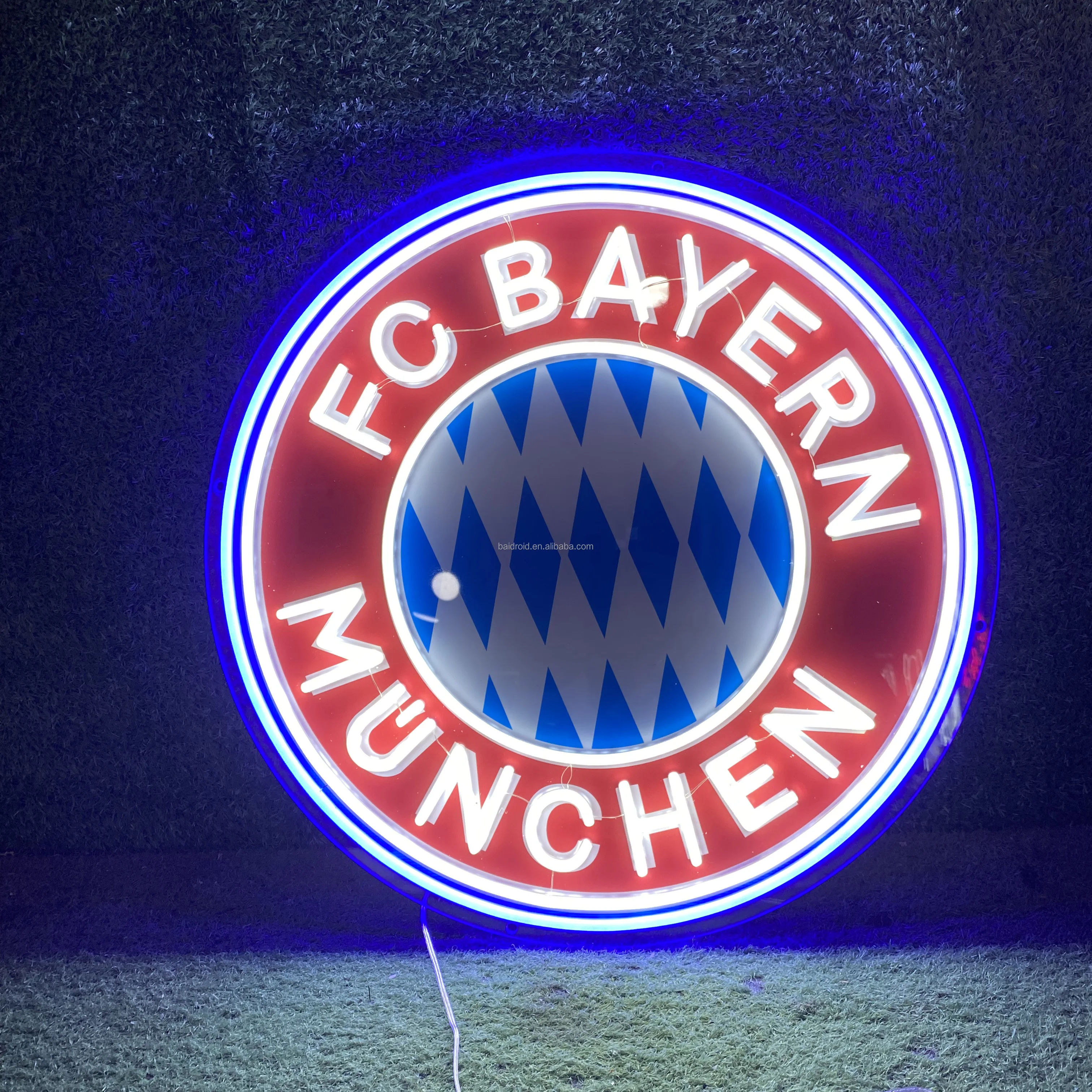 Manufacturer custom easy use hanging LED lights flex neon sign OPEN for adverting neon light