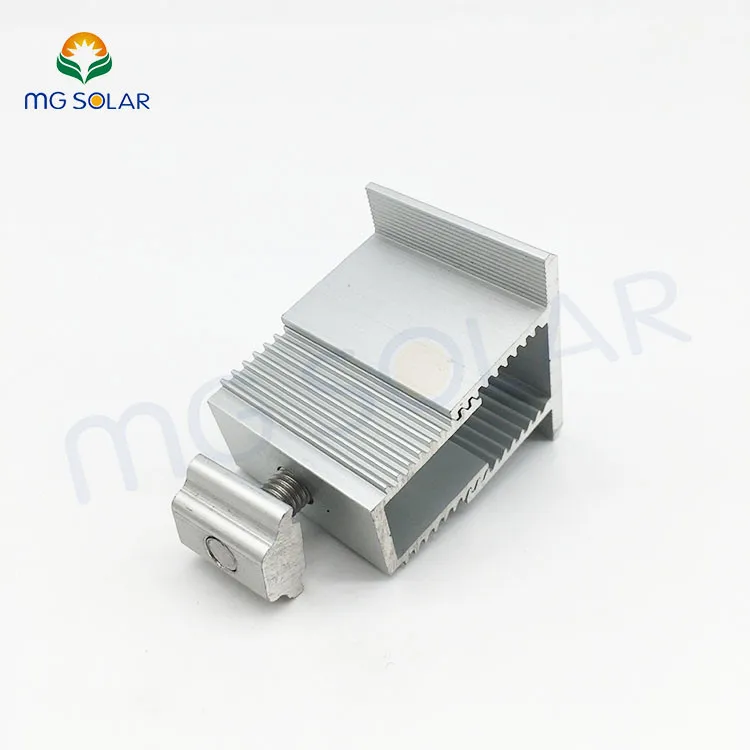 Wholesale Direct Sale Solar Panel Mounting Accessory Photovoltaic Related Product Rooftop Installation Adjustable Mid Clamp Kit