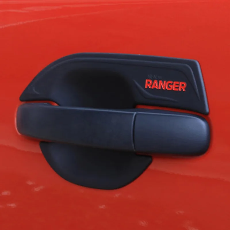  Для Ford Ranger 2019 2020 T8 полный комплект кузова тюнинг крышки автомобильные аксессуары матовый черный ABS пластик автостайлинг