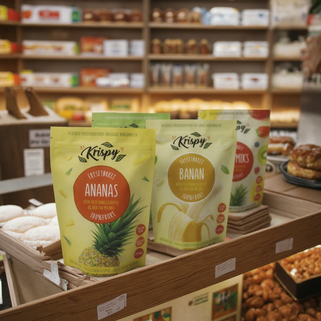 Мешок на молнии из матового пластика для упаковки пищевых продуктов