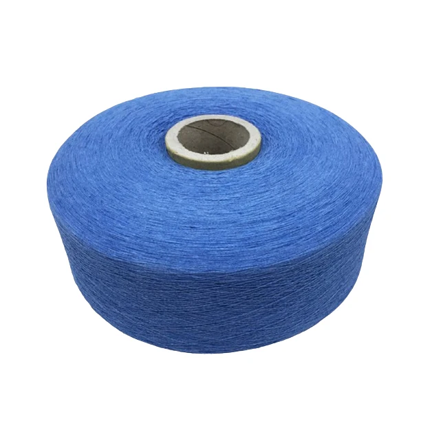 Recycle Cotton Dyed Color Cotton Polyester Blends Yarn Recycle Cotton Yarn For Knitting