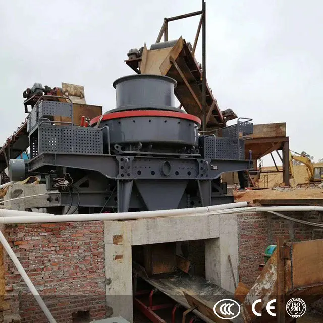 Small quartz vsi vertical shaft impact crusher rock crusher sand make machine from stone