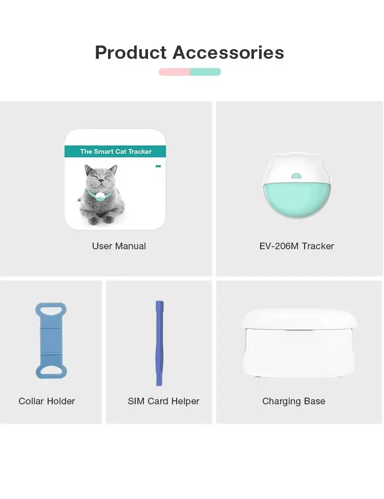 Tracking Pets Daily Activities EVIEW New Generation 4G NB Kitty Puppy GPS Tracker Collar