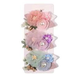 New Design Simulation Head Flower Wedding Diy Clothing Accessories Cloth Flower Brooch Jewelry Hair Accessories Clip
