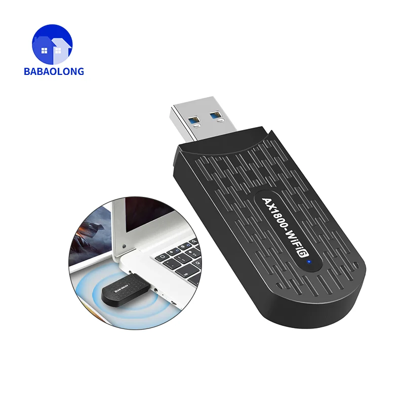 Wifi 6 Dual Band Dongle Usb 3.0 Wireless Receiver