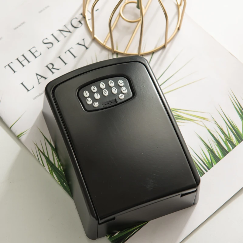 Smart key lock box APP password unlock wall mounted smart lock BOX02