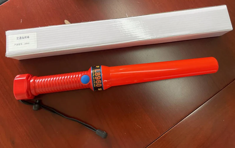 High quality glow warning led traffic baton wand for airport