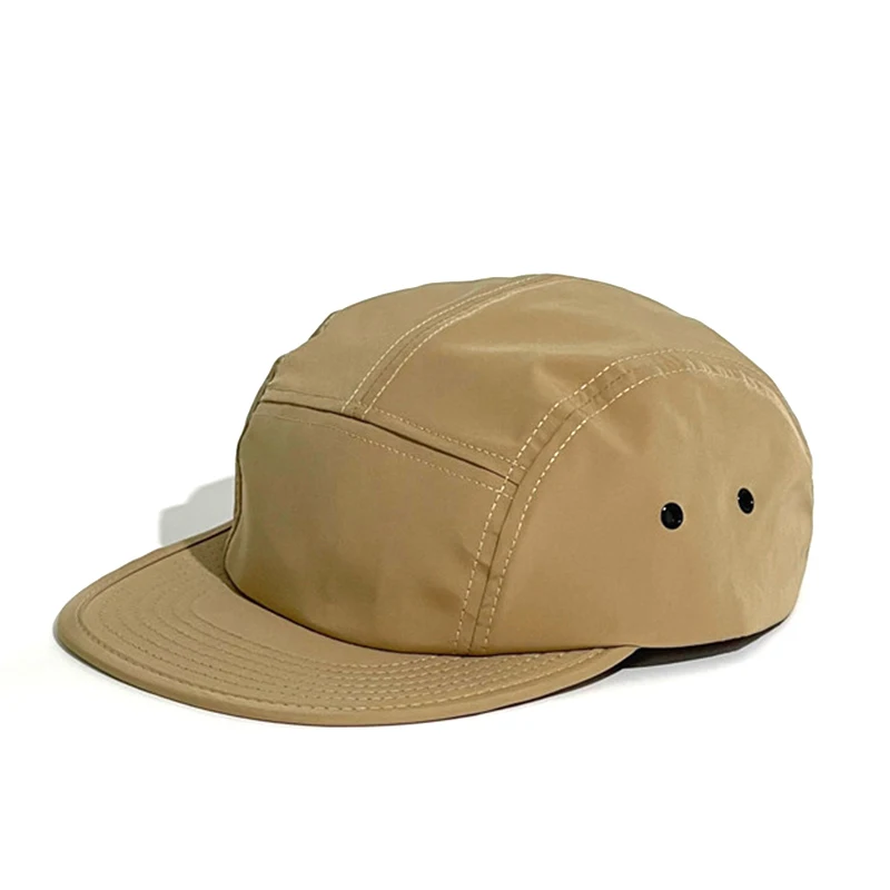 Five panel camp cap new york baseball sport cap plastic buckle nylon 5 panel caps and hats