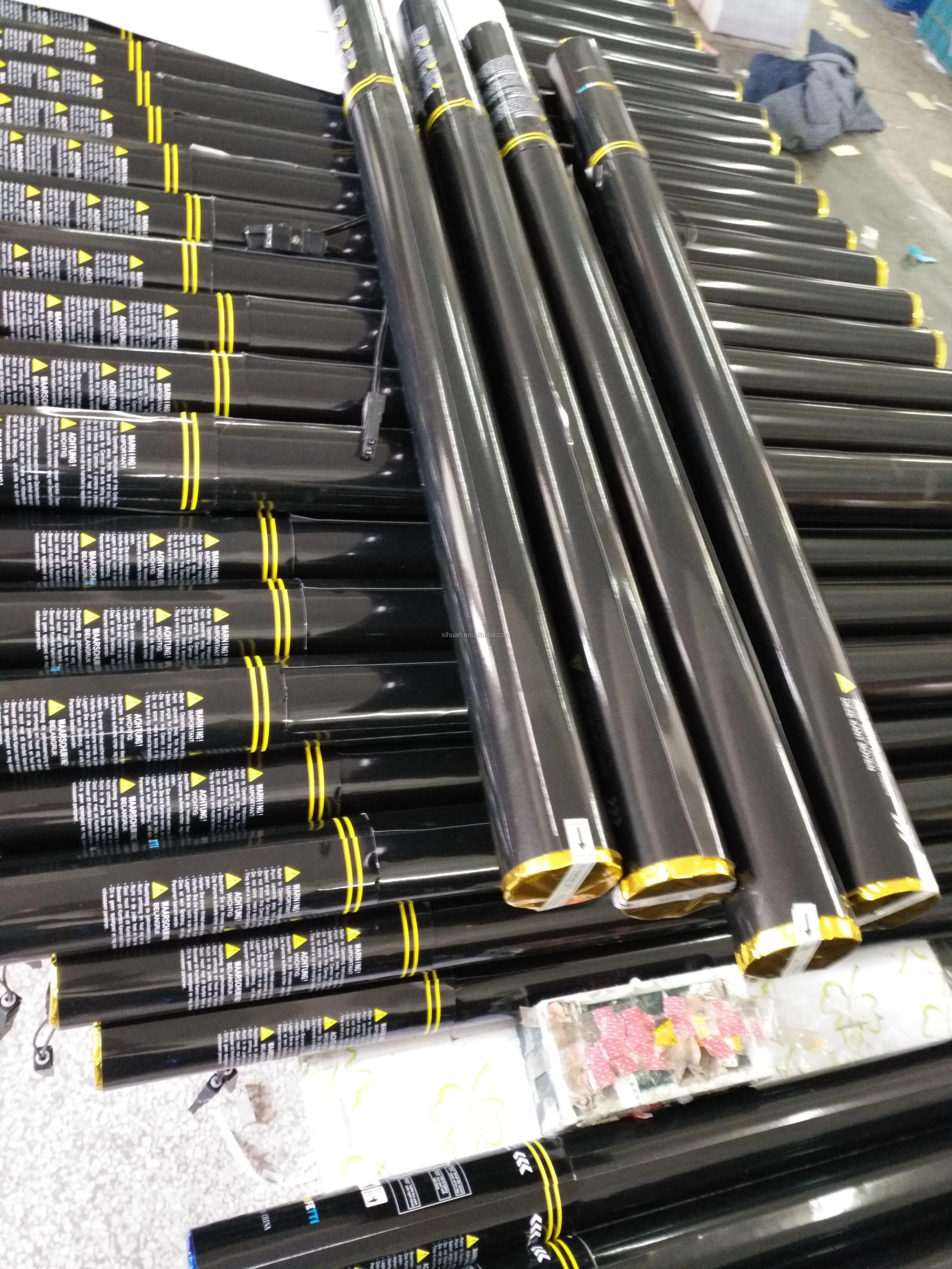 Electric confetti cannons