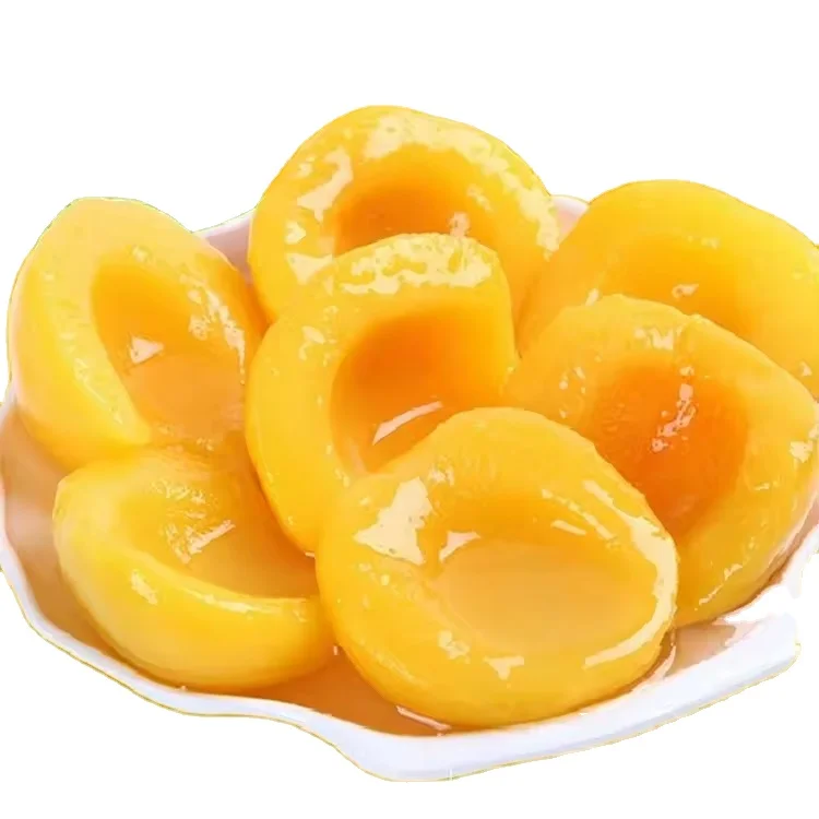 Прямая Продажа с фабрики, без добавок, вкусные свежие консервированные фрукты с низким содержанием сахара, желтый персик