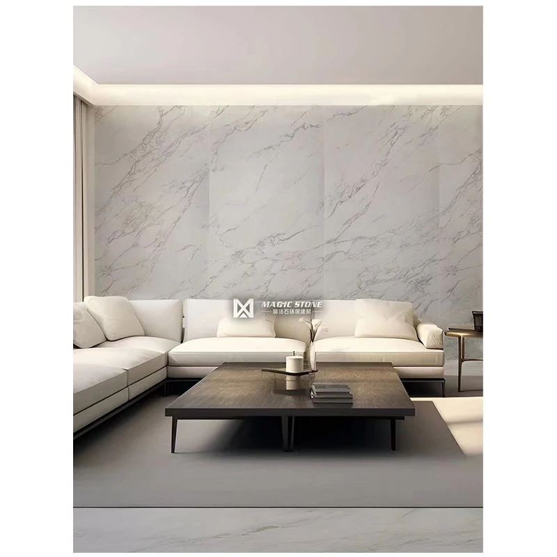 Wholesale Price ARABESCATO Marble Look Flexible Cladding  Stone 600*1200/1200*3000 Wall Decoration For Villa or Office