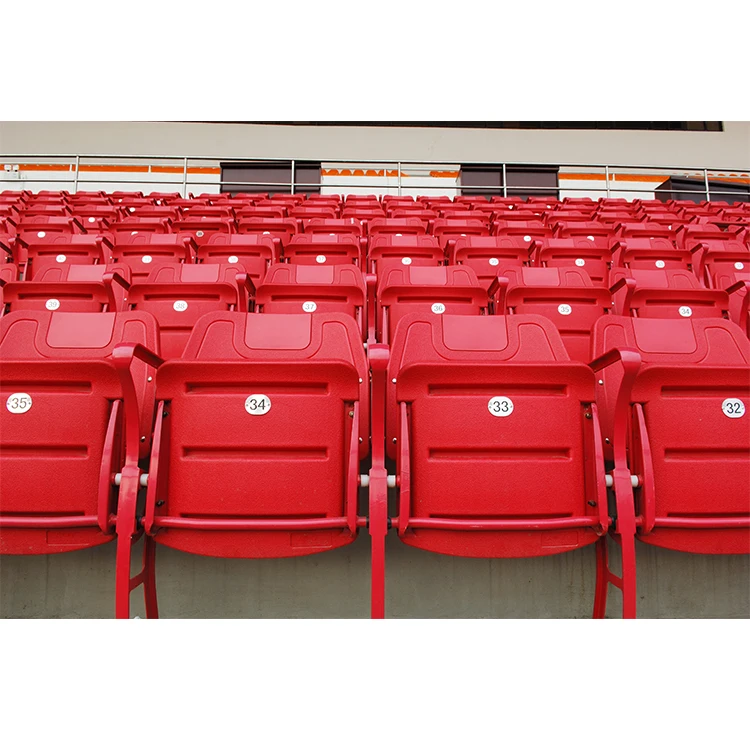  Customized audience tip up plastic folding stadium
