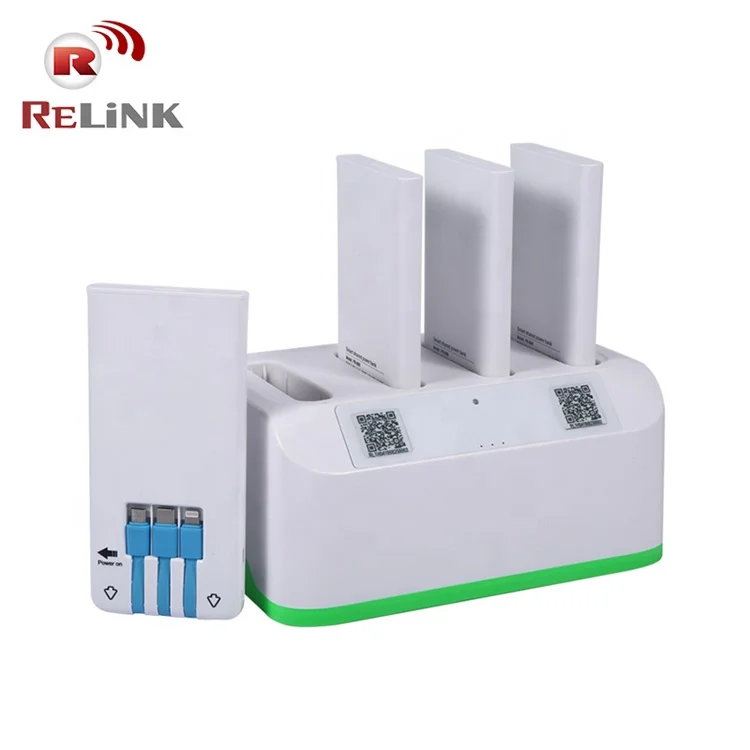 Smart Phone Rent External Battery Pack Sharing Mobile Charger Kiosk Power Bank Charging Station