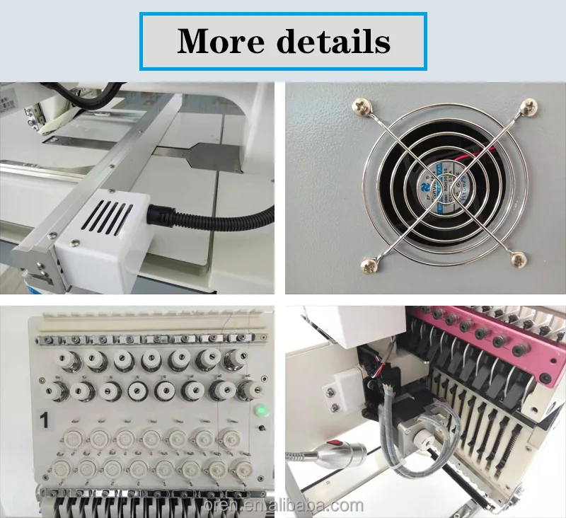Embroidery machine and hat embroidery machine  15 needle computer embroidery machine price embroideryRN-LS1