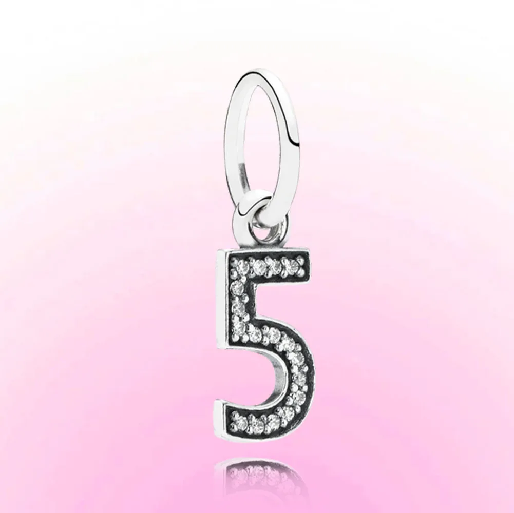 Factory Directly Selling Metal Inlay Diamond Crystal Arab 0-9 Arabic Number Charm DIY Letter Pendant Charms for jewelry making