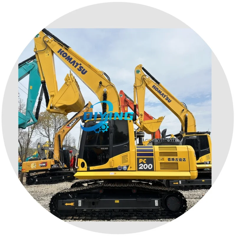 Дешевый высококачественный японский экскаватор Komatsu 13 тонн 20 использованный PC130 PC200 для продажи