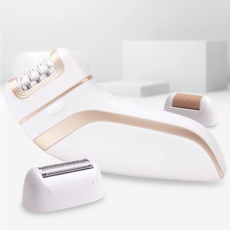3 in 1 electric lady shaver, foot callus remover electric , multifunction home use professional  lady epilator