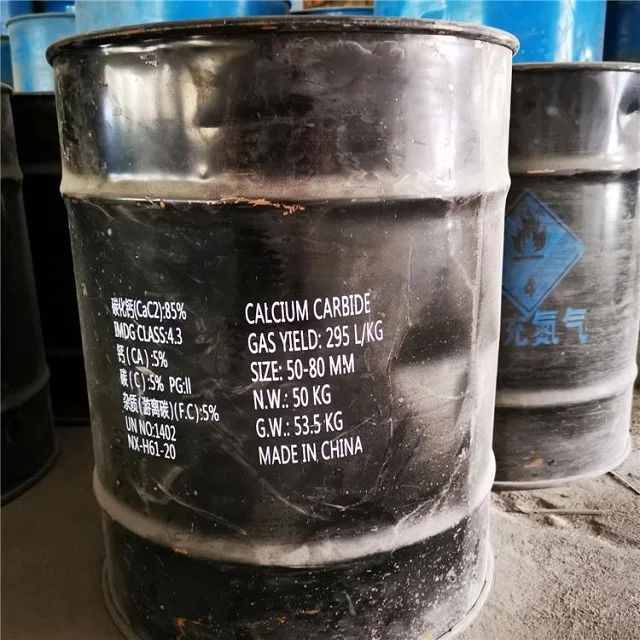 China plant high quality and gas yeild calcium carbide in bulk for sale