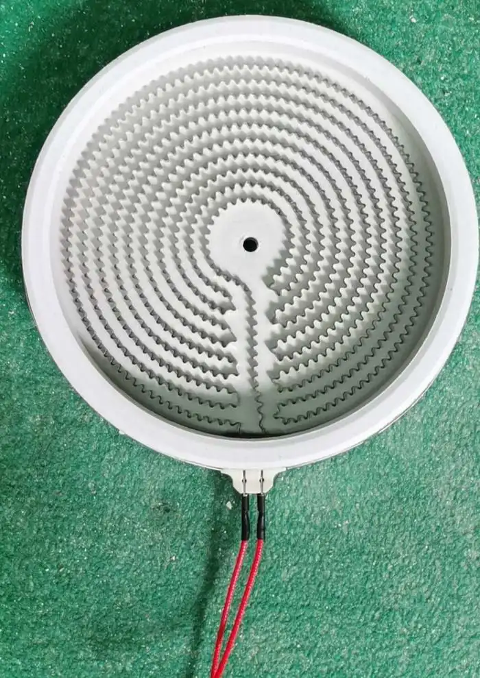 2000W Single burner  Black crystal plate Electric BBQ Stove SS body with Handle touch  control  Infrared Cooker