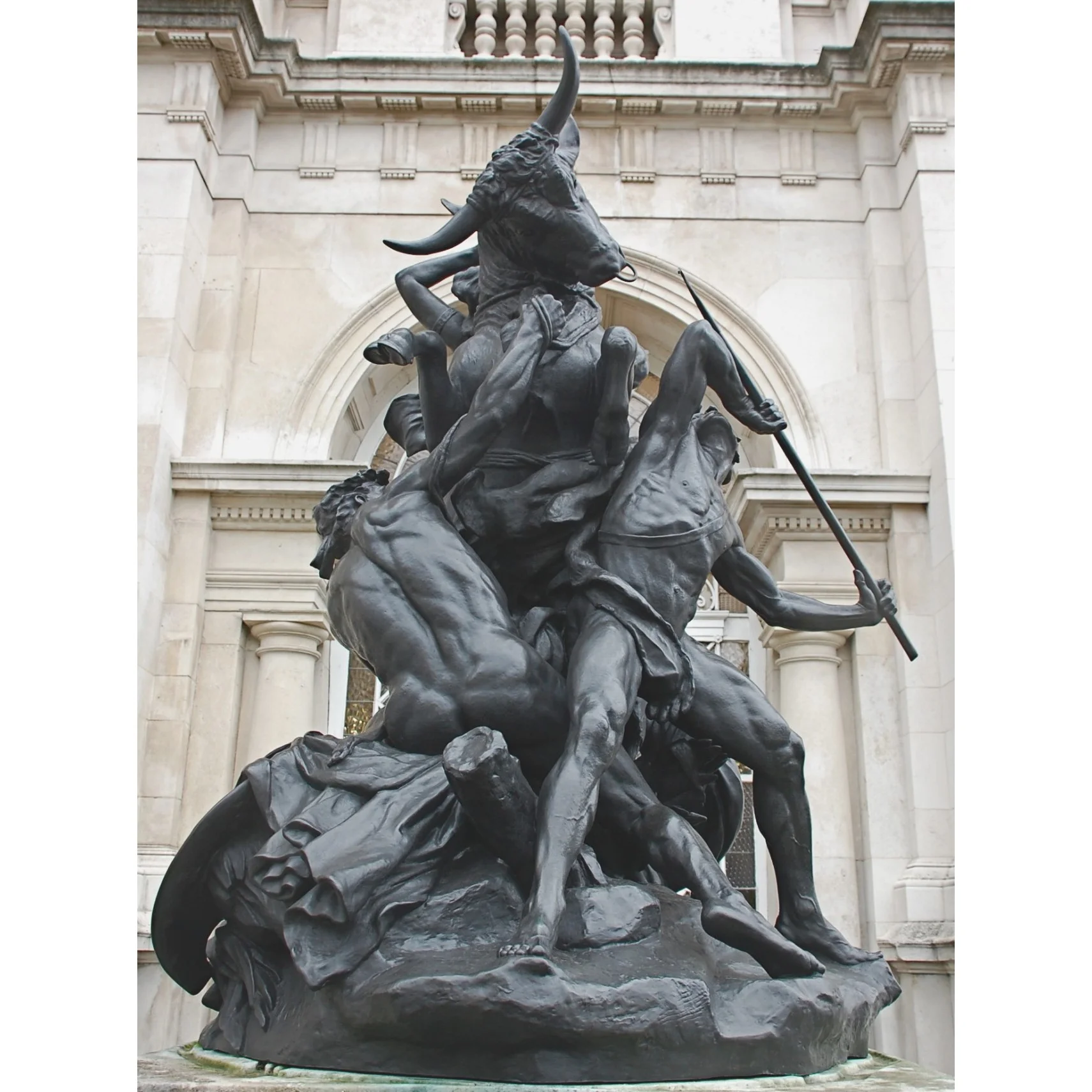 Greek mythology The Death of Dirce bronze statue