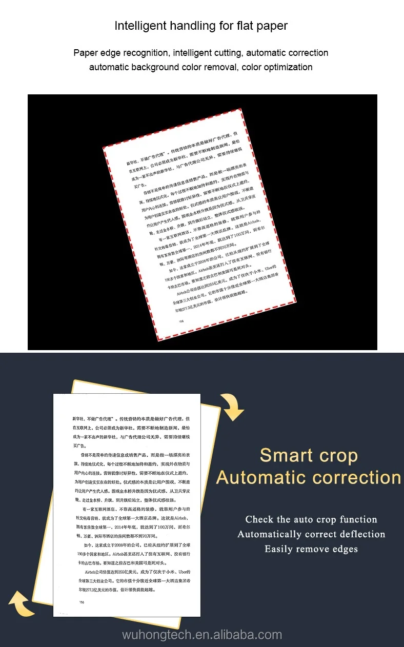 Factory Direct Supply book Scanner Camera 20 Mega High Resolution Portable book Scanner Camera For Office