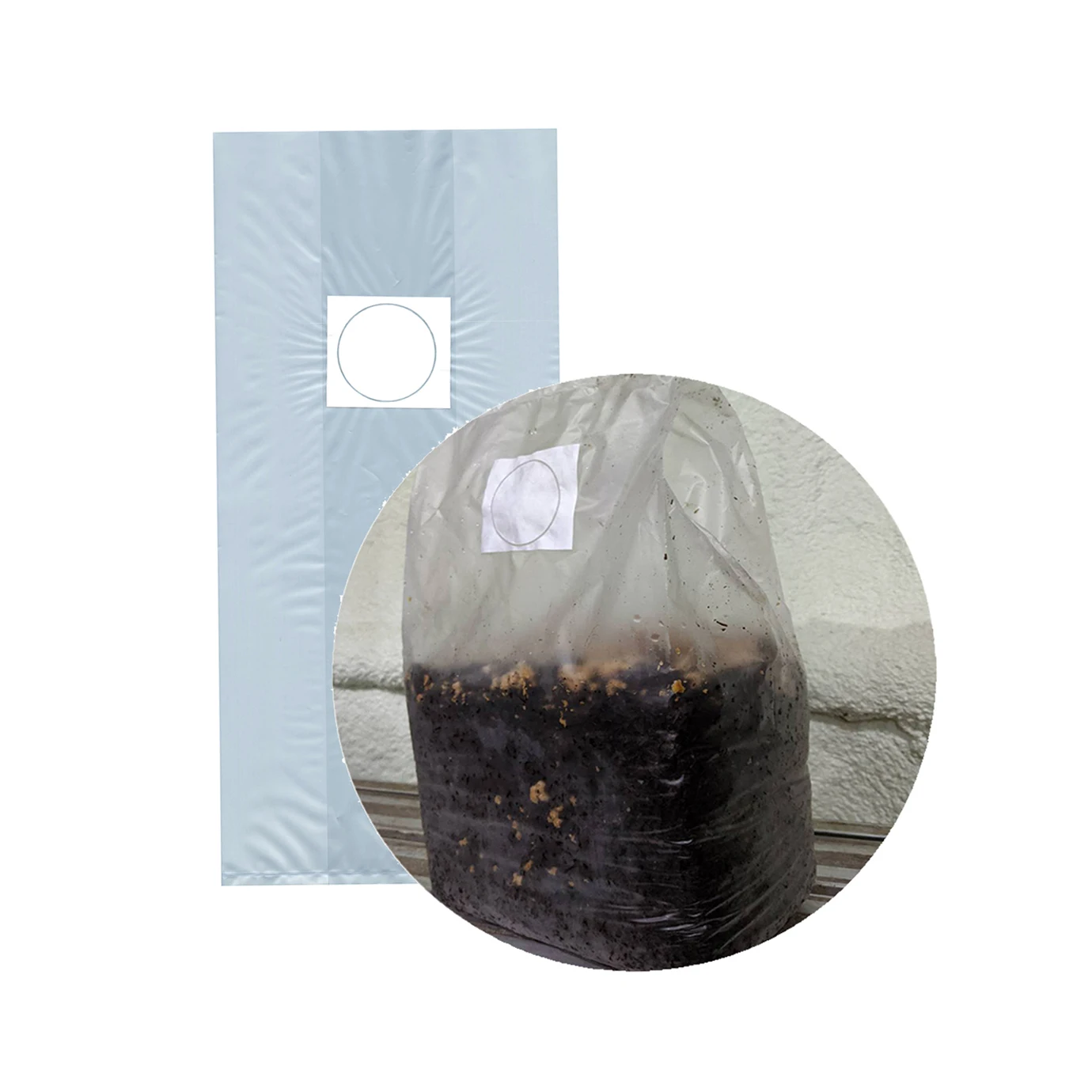 High quality cultivation growing shiitake mushroom substrate bag for sale