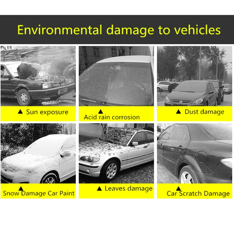 Universal for Sedan Car Covers Indoor Outdoor Full Auto Cover Sun UV Snow Dust Resistant Protection Cover