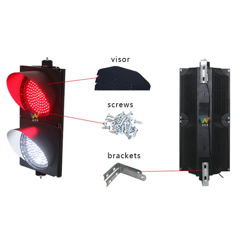 
remote control 200mm led green solar traffic light 