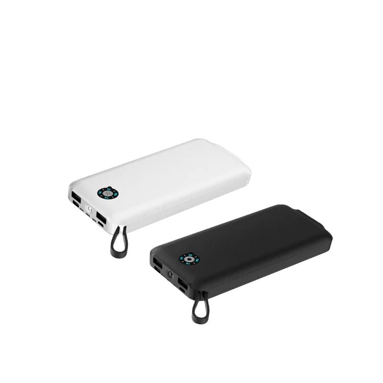 
 Высокоэффективный внешний аккумулятор большой емкости 10000 мач с тремя кабелями для передачи данных android  