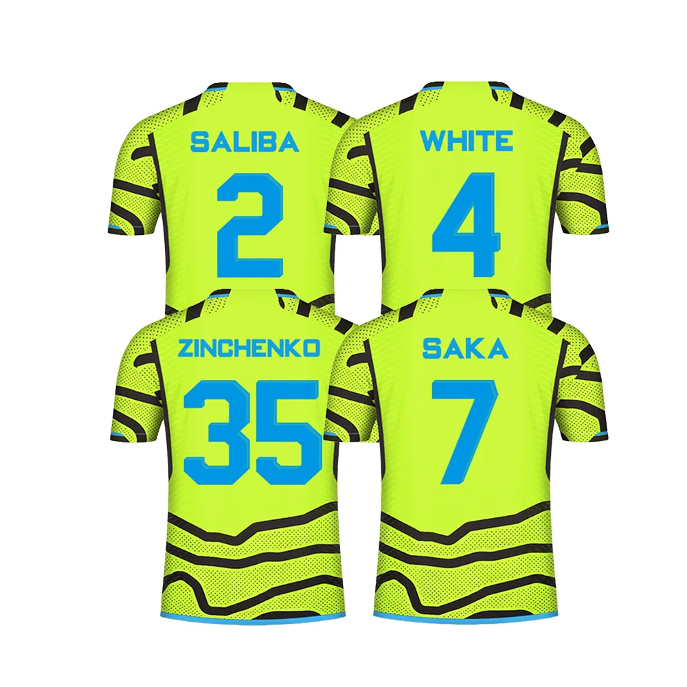2024 2025 Club Soccer Jerseys Professional Blank Saka White Zinchenko Football Uniforms Thailand Supplier T-Shirts