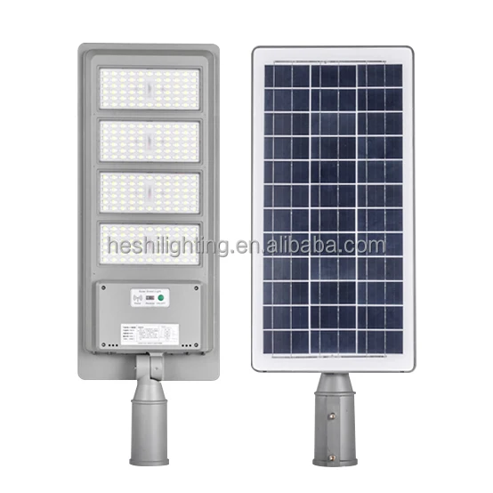 Factory Supply 300w Power Lamparas Exterior luz de rua Solar All in One Solar Luminaires Outdoor Street Light with Radar Sensor