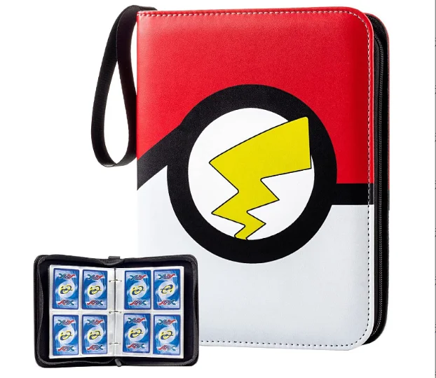 51 Styles Pocket Monsters Anime Card Sleeves 50 Pages 400pc Video Game POKE Business Card Collection Storage Card Bag Book