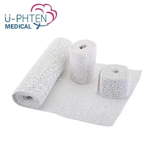 U-phten medical Pop Bandage Gypsum Plaster Of Paris Gauze Pop Bandage